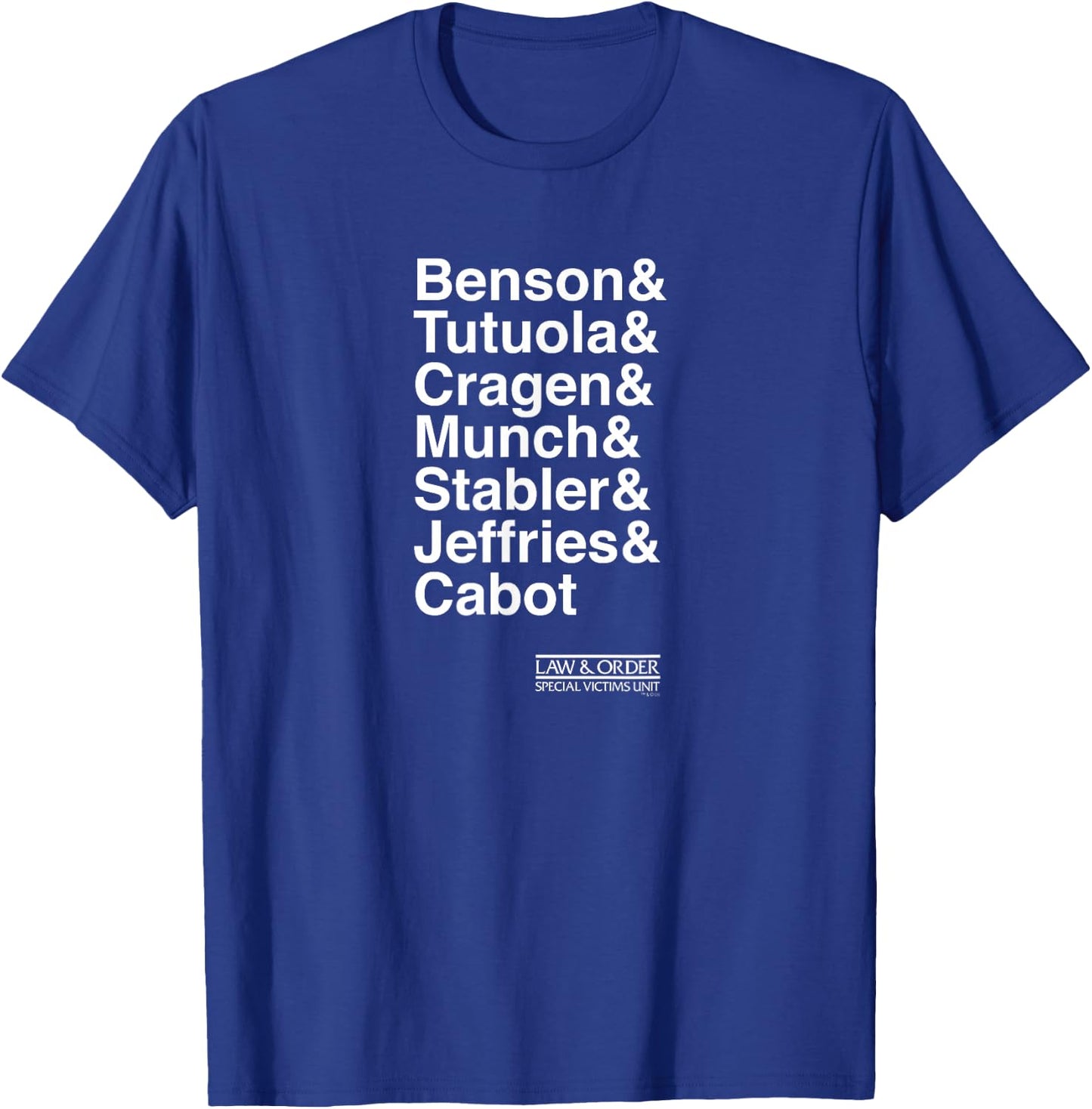 Law & Order: SVU Ampersand Standard T-Shirt - T-Shirt | Royal