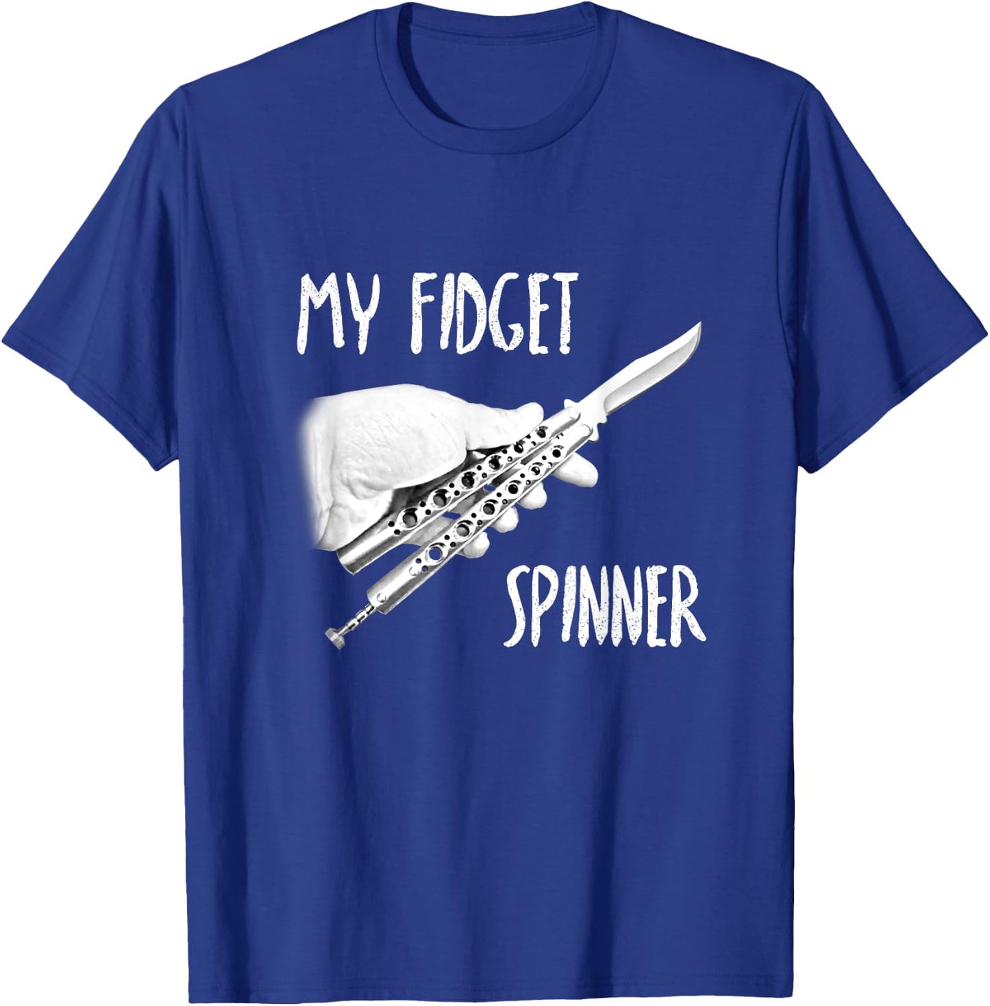 My Fidget Spinner Balisong T-Shirt - T-Shirt | Royal