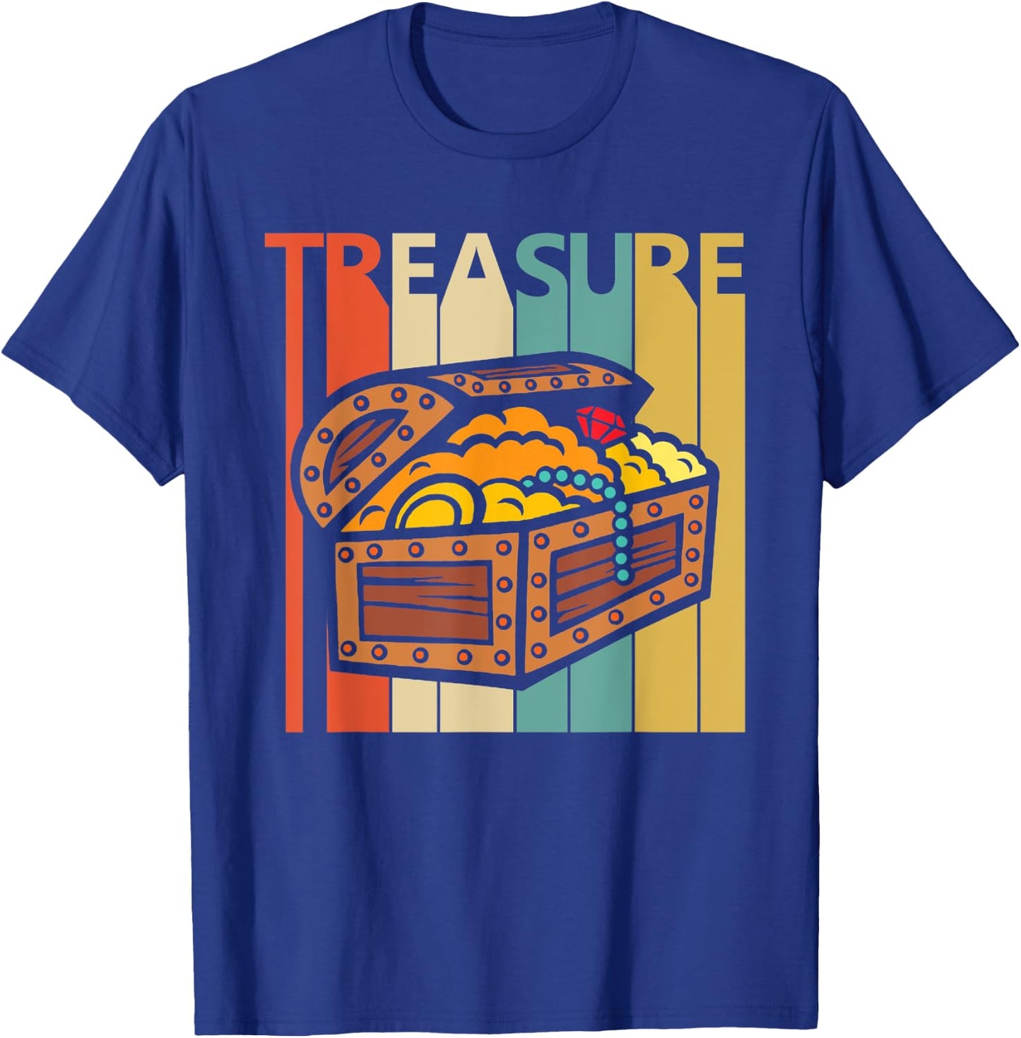 Vintage Treasure Chest T-Shirt - T-Shirt | Royal