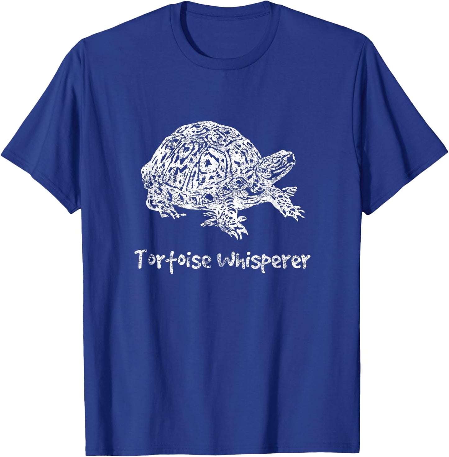 Tortoise whisperer turtle lover conservation rescue T-Shirt - T-Shirt | Royal