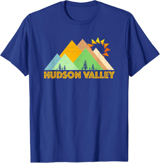Vintage Hudson Valley NY Retro T-Shirt - T-Shirt | Royal