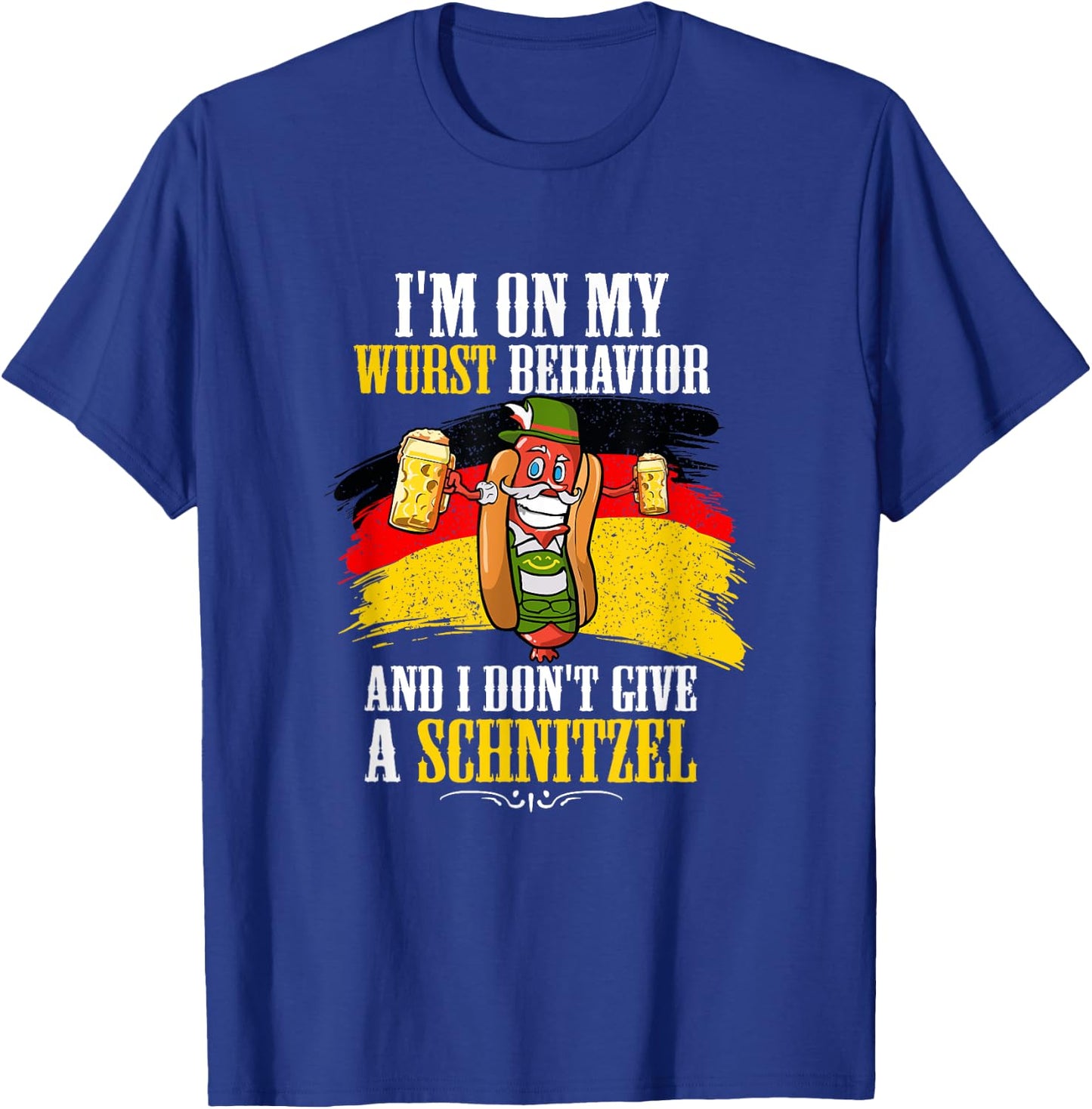 Funny Sausage Gift German Sausage Lovers T-Shirt - T-Shirt | Royal