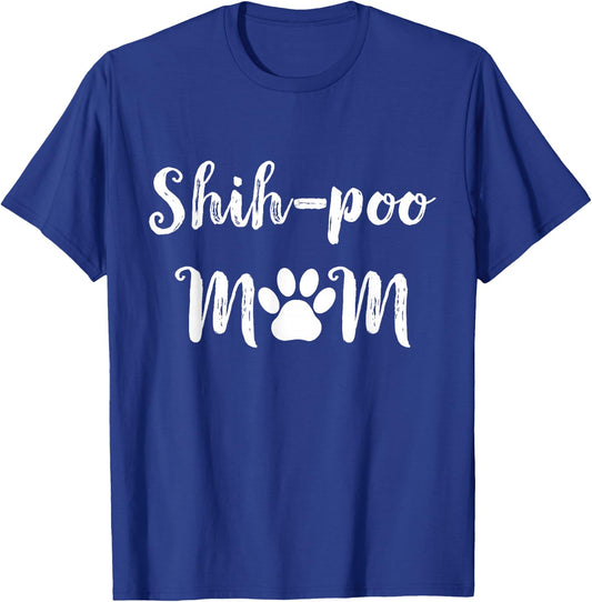 Shih-Poo Mom Dog Mom Women Shih-Poo Dog T-Shirt - T-Shirt | Royal