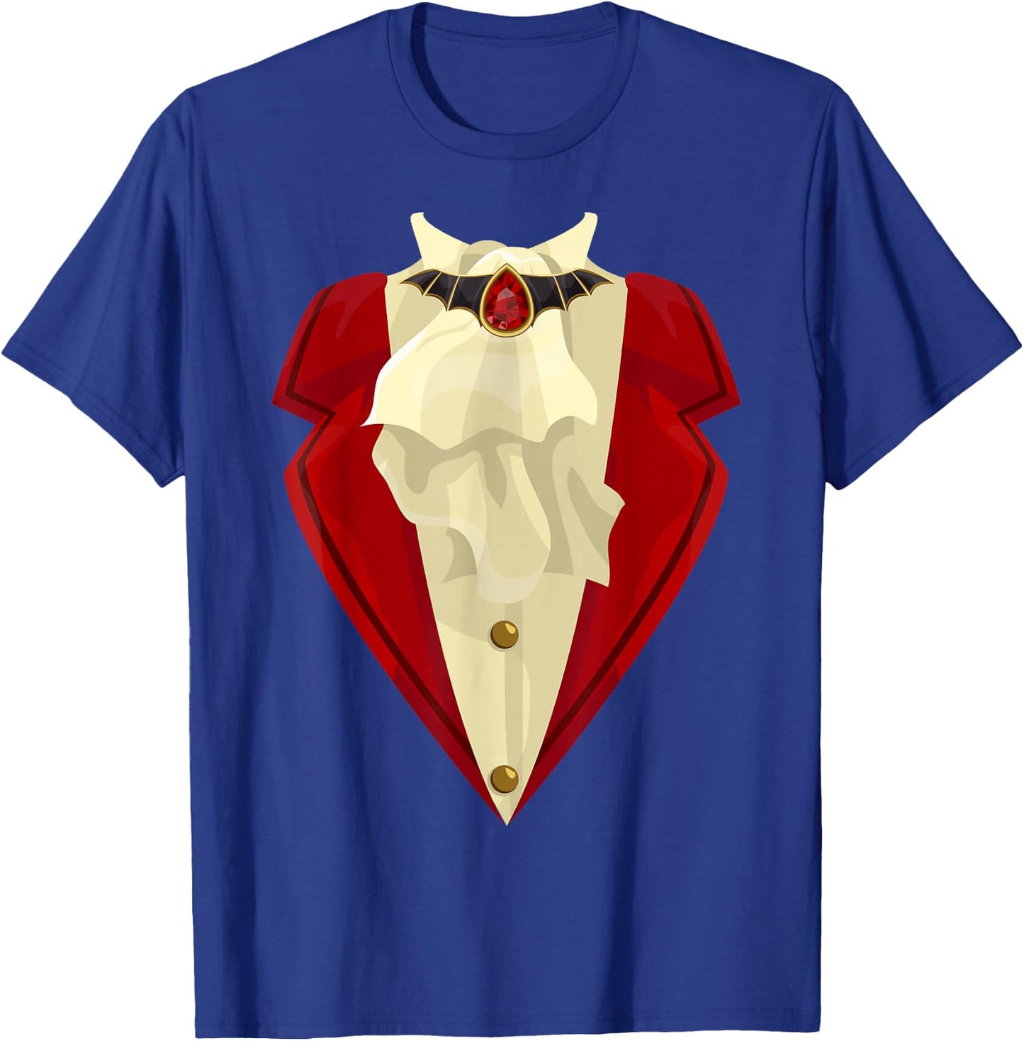 Halloween Vampire Tuxedo Costume Funny Gift T-Shirt - T-Shirt | Royal
