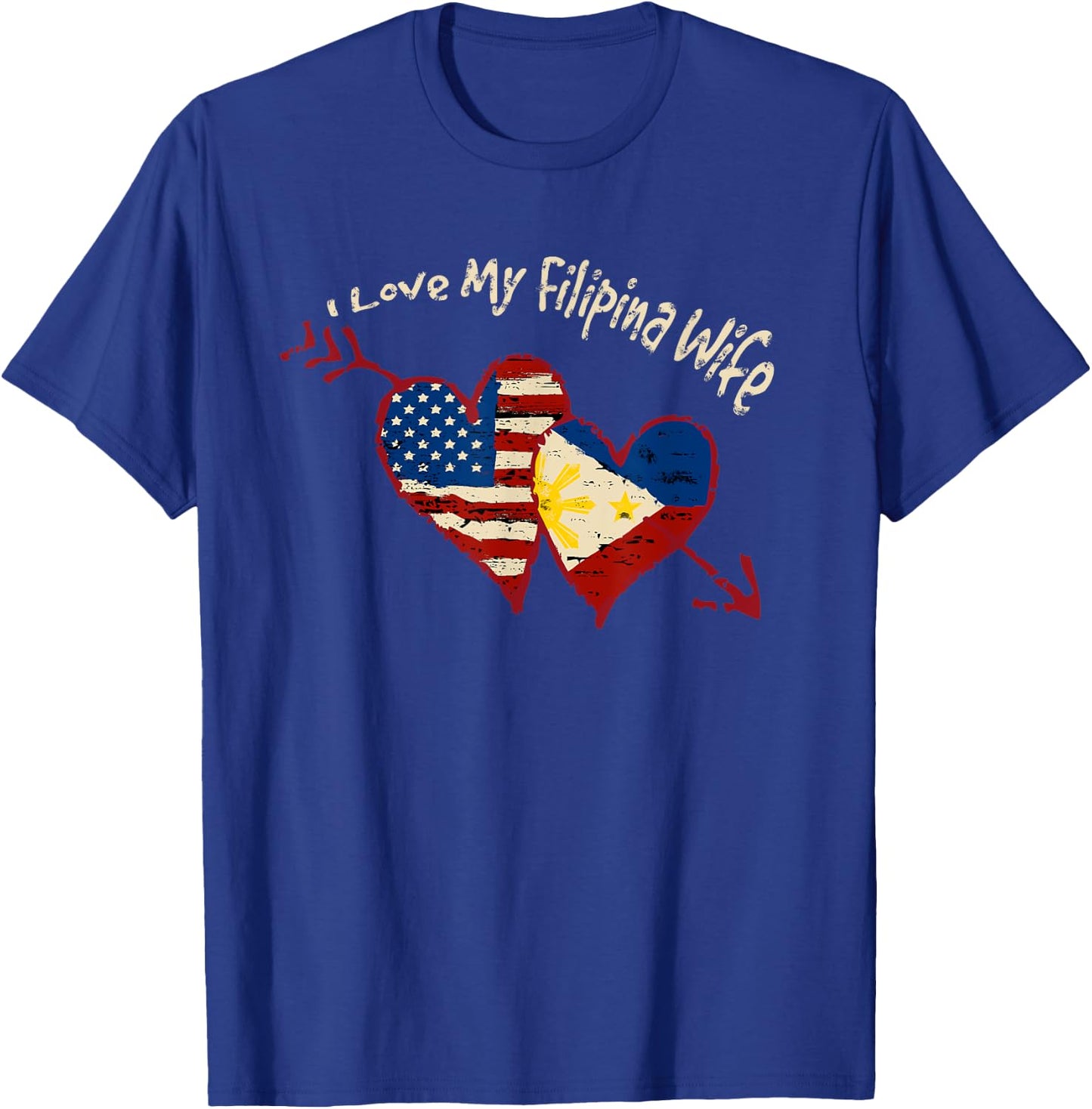 I Love my Filipina Wife Cute Pinay Philippines Pride T-Shirt - T-Shirt | Royal