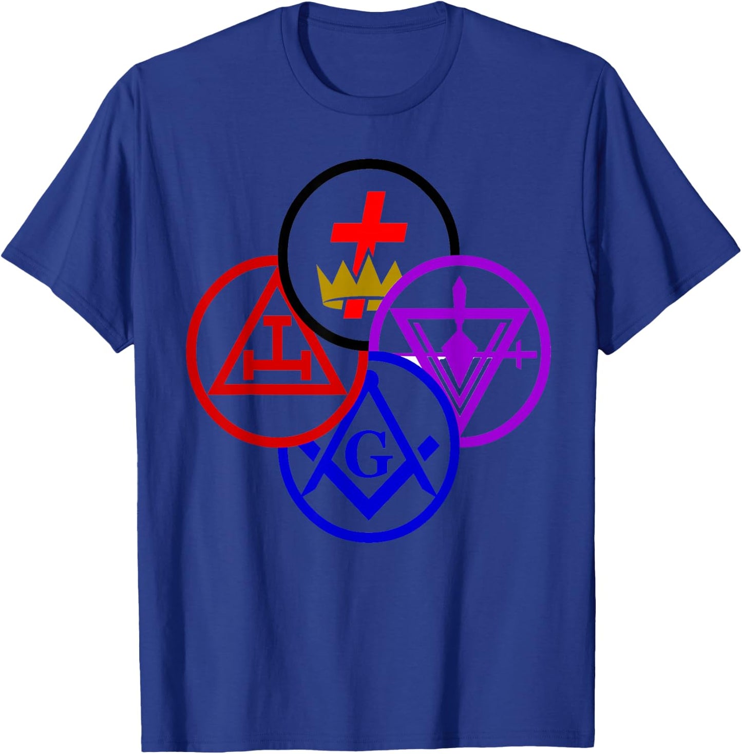 York Rite Masonic T Shirt T-Shirt - T-Shirt | Royal