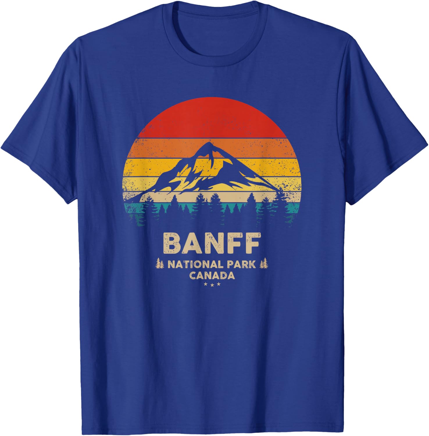 Banff - Canadian National Park Retro Souvenir T-Shirt - T-Shirt | Royal
