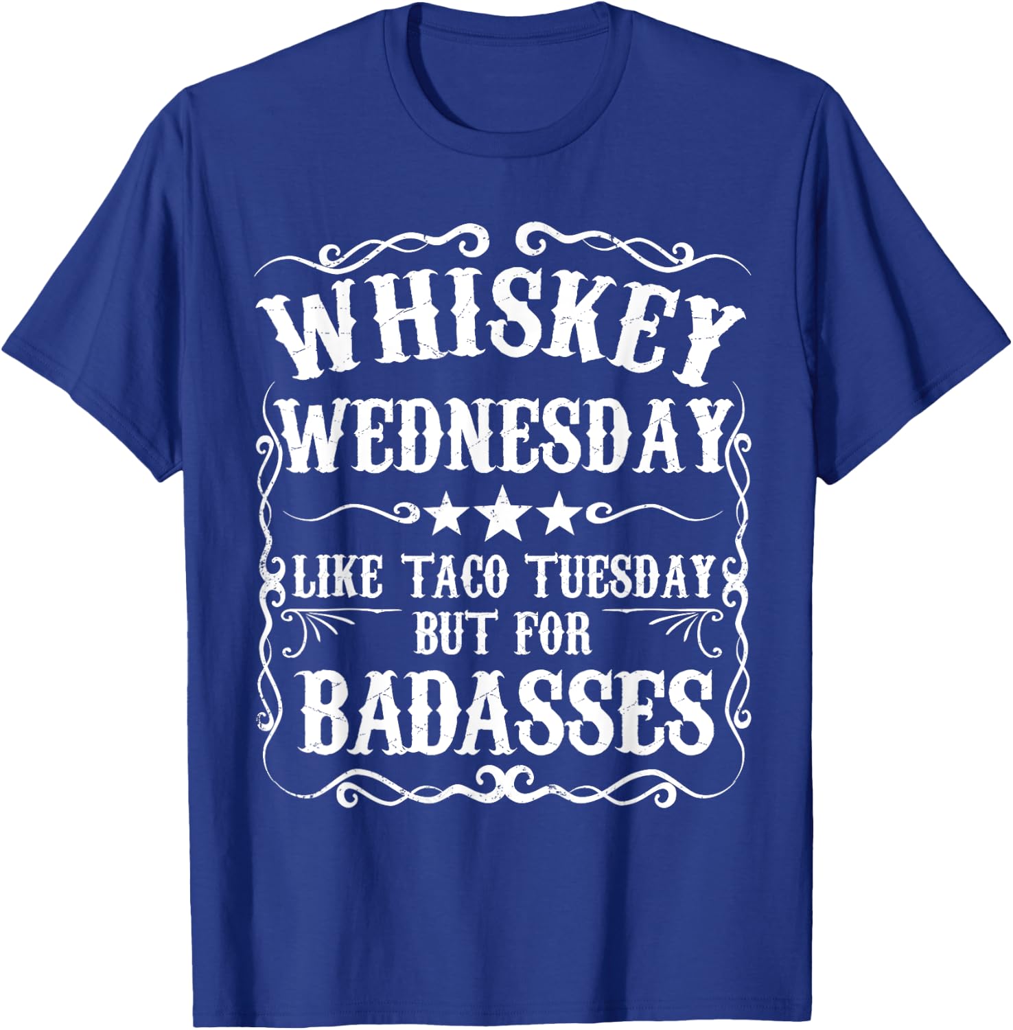 Whiskey Wednesday Shirt Funny Fathers Day Sayings Gift T-Shirt - T-Shirt | Royal