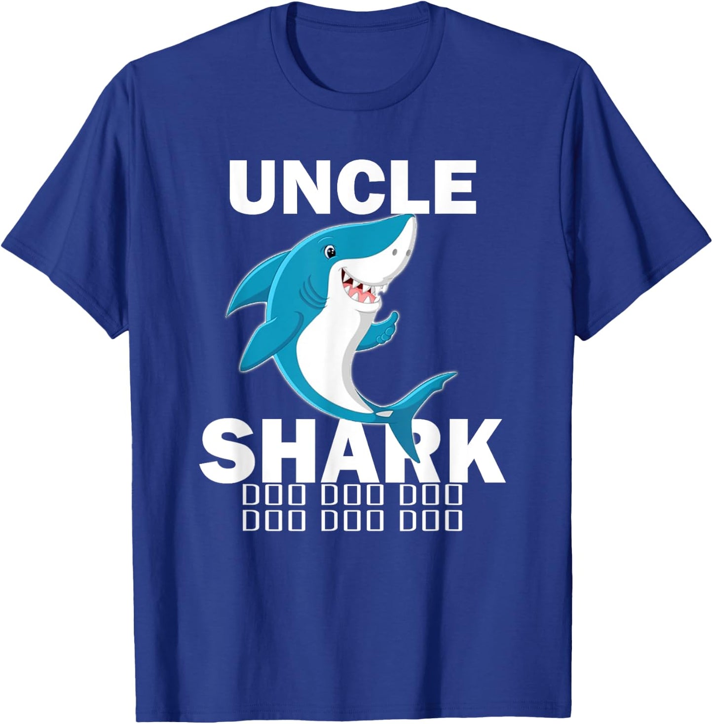 Uncle Shark Shirt Fathers Day Gift For Uncle T-Shirt - T-Shirt | Royal