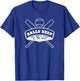 Balls Deep We Don't Stop at 3rd Base - Funny T Shirt T-Shirt - T-Shirt | Royal