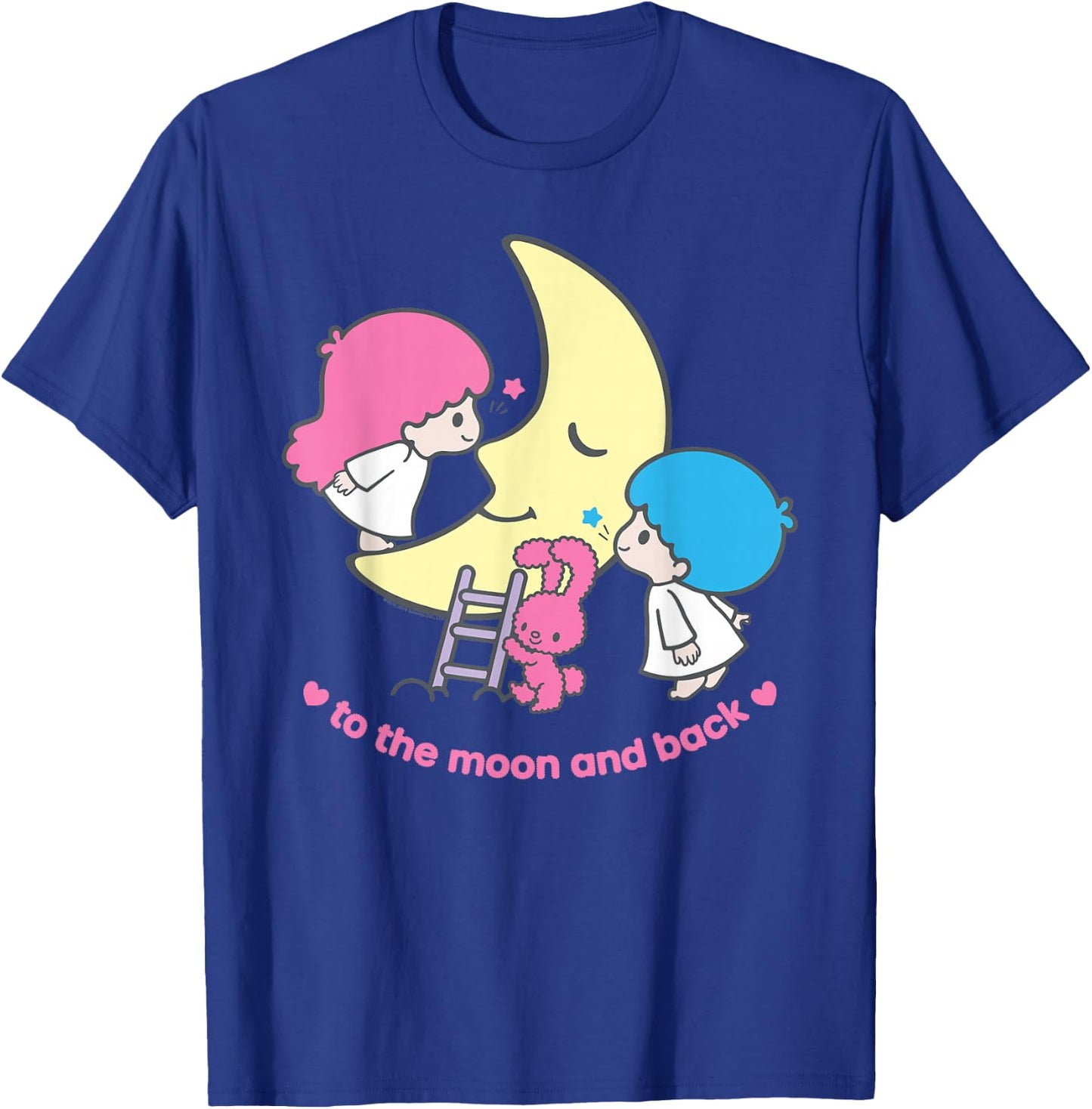 Little Twin Stars Love You to the Moon and Back Shirt T-Shirt - T-Shirt | Royal
