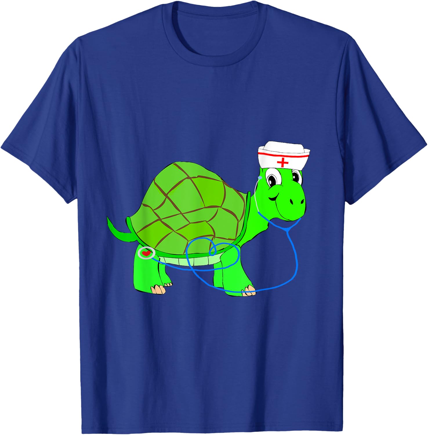 Doctor Tortoise Sea Turtle Nurse T-Shirt - T-Shirt | Royal
