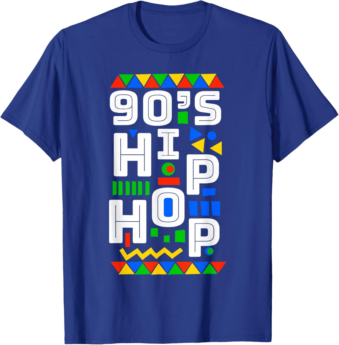90's Hip Hop Vibes retro pattern T-Shirt - T-Shirt | Royal