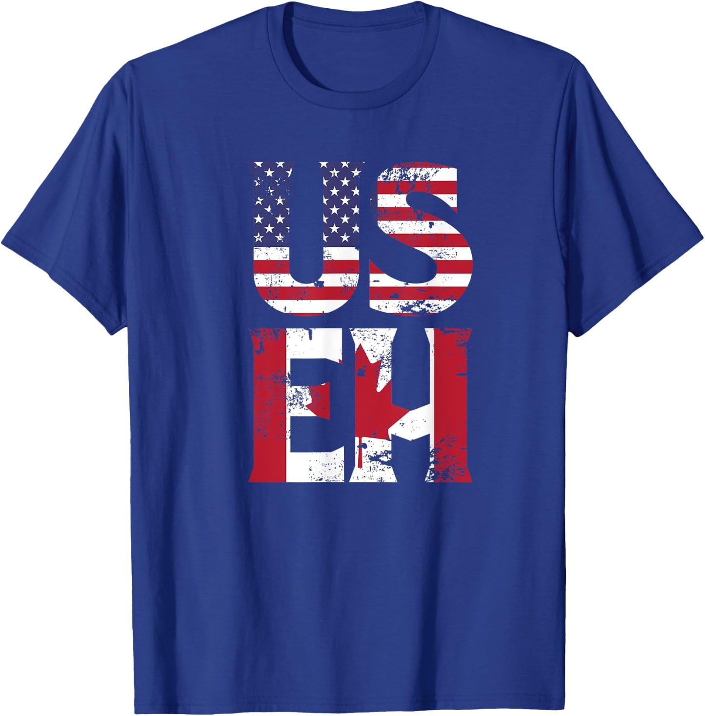 US EH American Canadian Funny Meme Quote T-Shirt - T-Shirt | Royal