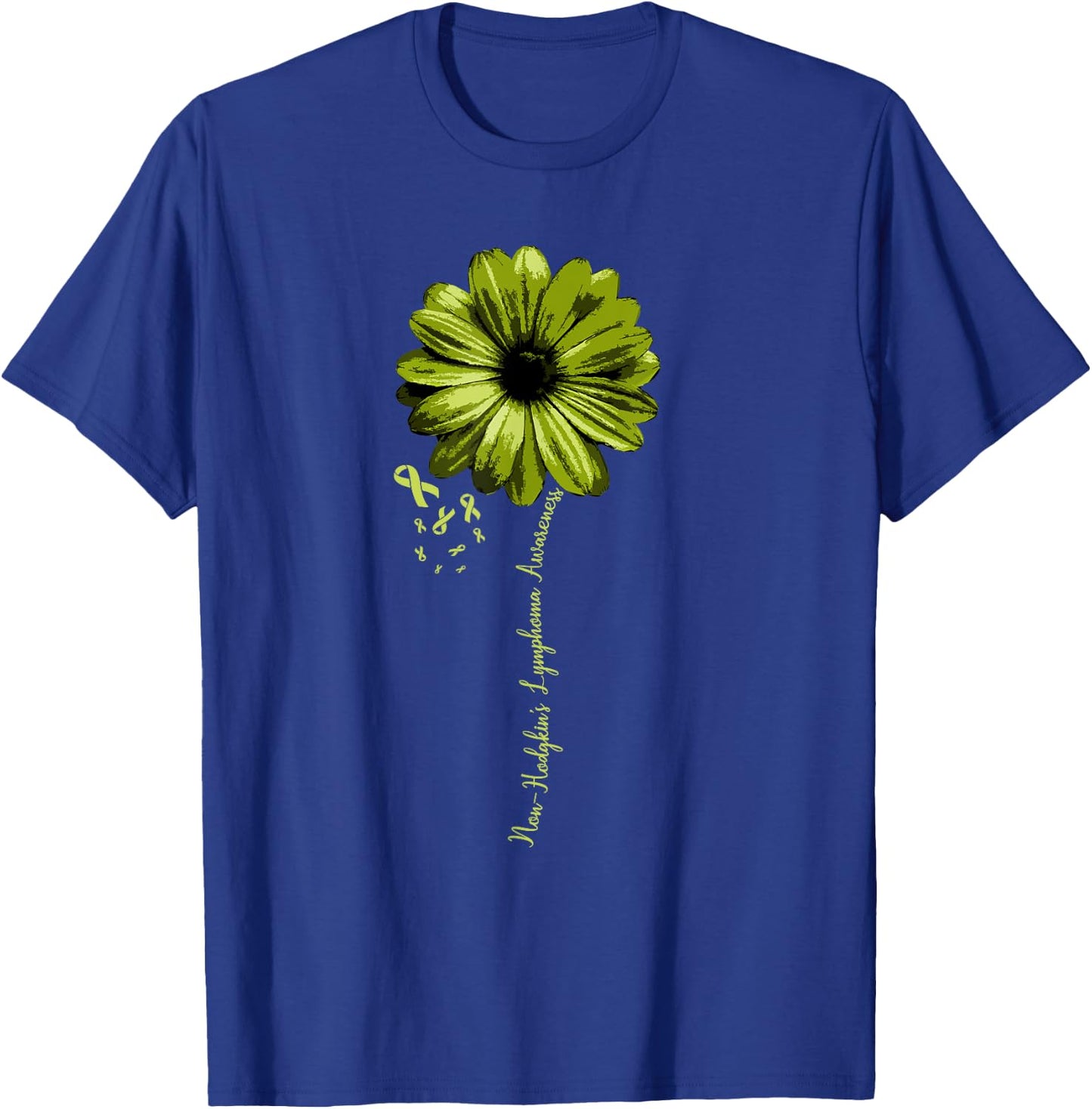 Non-Hodgkins Lymphoma Awareness Warrior Pretty Gift T-Shirt - T-Shirt | Royal