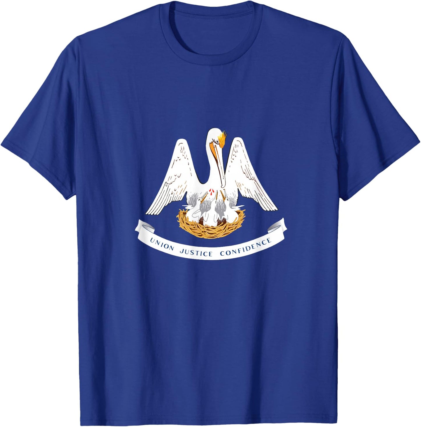 Louisiana State Flag T-Shirt - T-Shirt | Royal