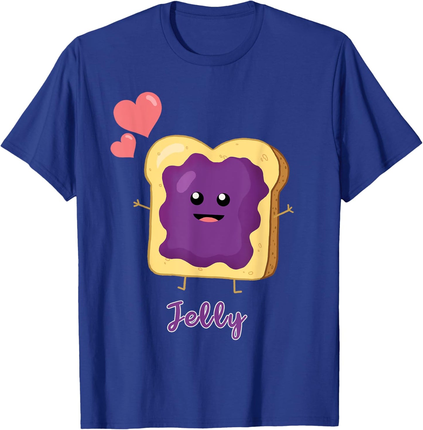 Matching Best Friend Jelly PB&J T-Shirt - T-Shirt | Royal