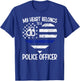Proud Police Officer Girlfriend Police Girlfriend T-Shirt - T-Shirt | Royal