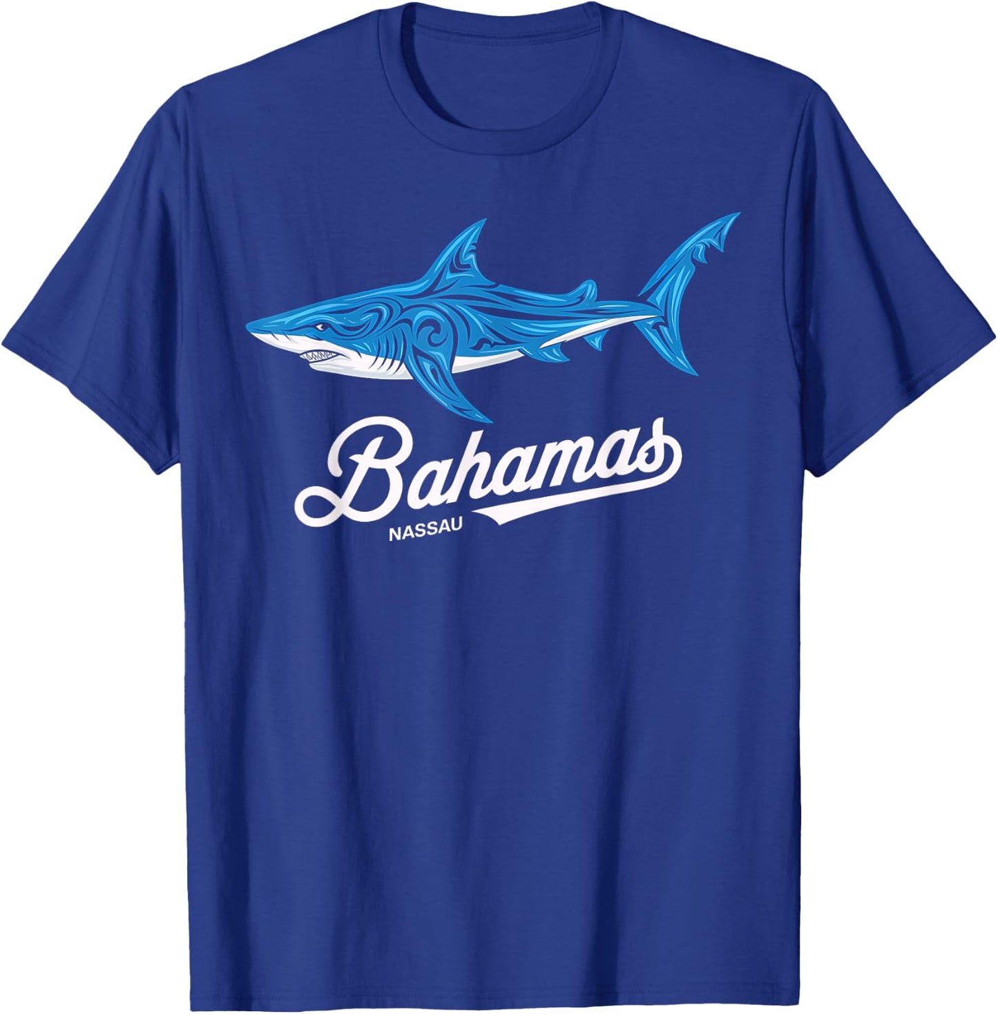 Bahamas Shark Nassau Paradise Vacation Souvenir Gift T-Shirt - T-Shirt | Royal
