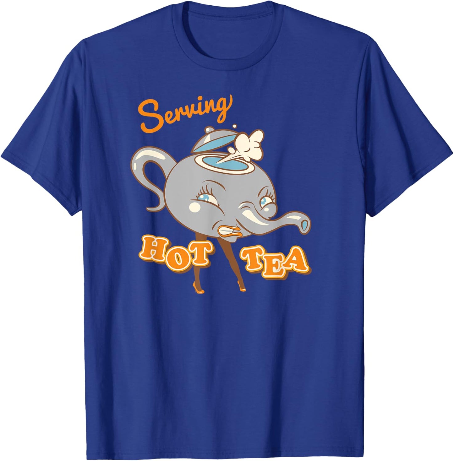 Now Serving Hot Tea - Funny Spill the Tea T-Shirt - T-Shirt | Royal