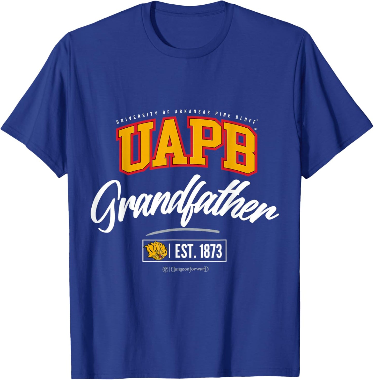 University of Arkansas at Pine Bluff - UAPB HBCU Grandfather T-Shirt - T-Shirt | Royal
