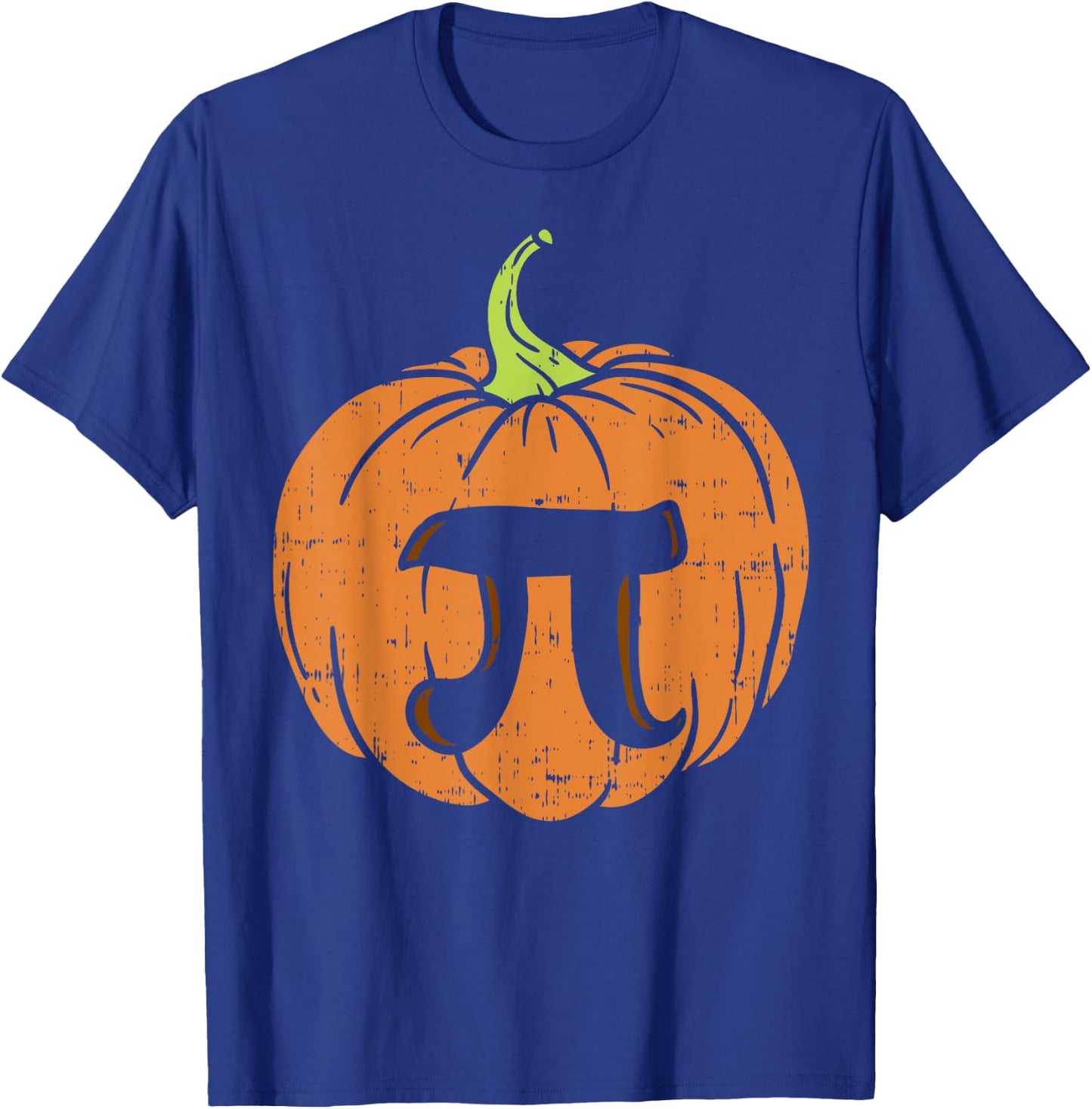Pumpkin Pi Math Shirt Halloween Thanksgiving Pie Day Costume T-Shirt - T-Shirt | Royal