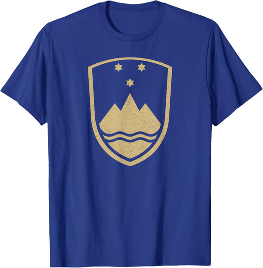 Slovenia Coat of Arms Slovenian Flag Symbol T-Shirt - T-Shirt | Royal