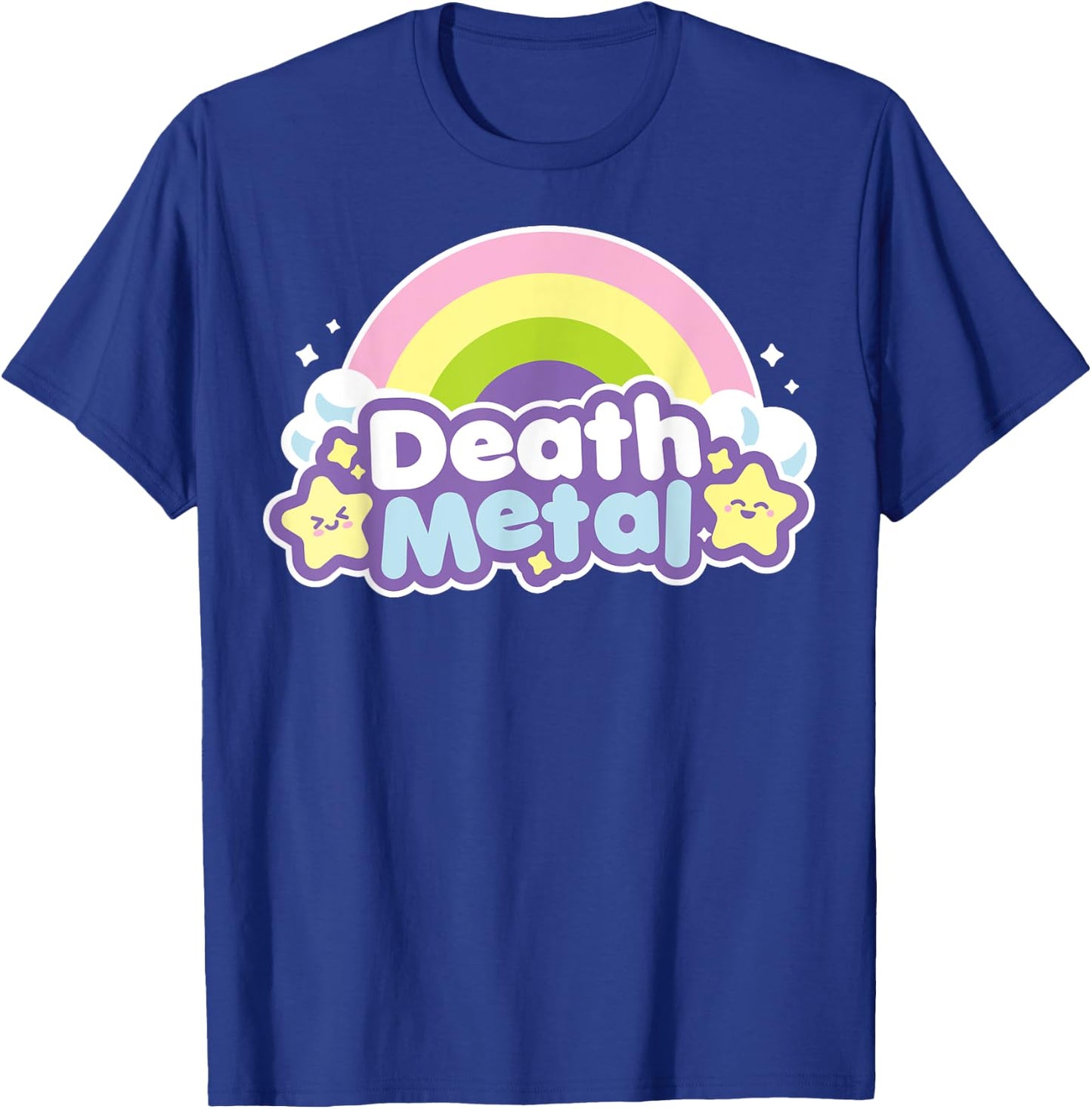 Death Metal Rainbow Halloween Shirt Unicorn Rock Concert T-Shirt - T-Shirt | Royal