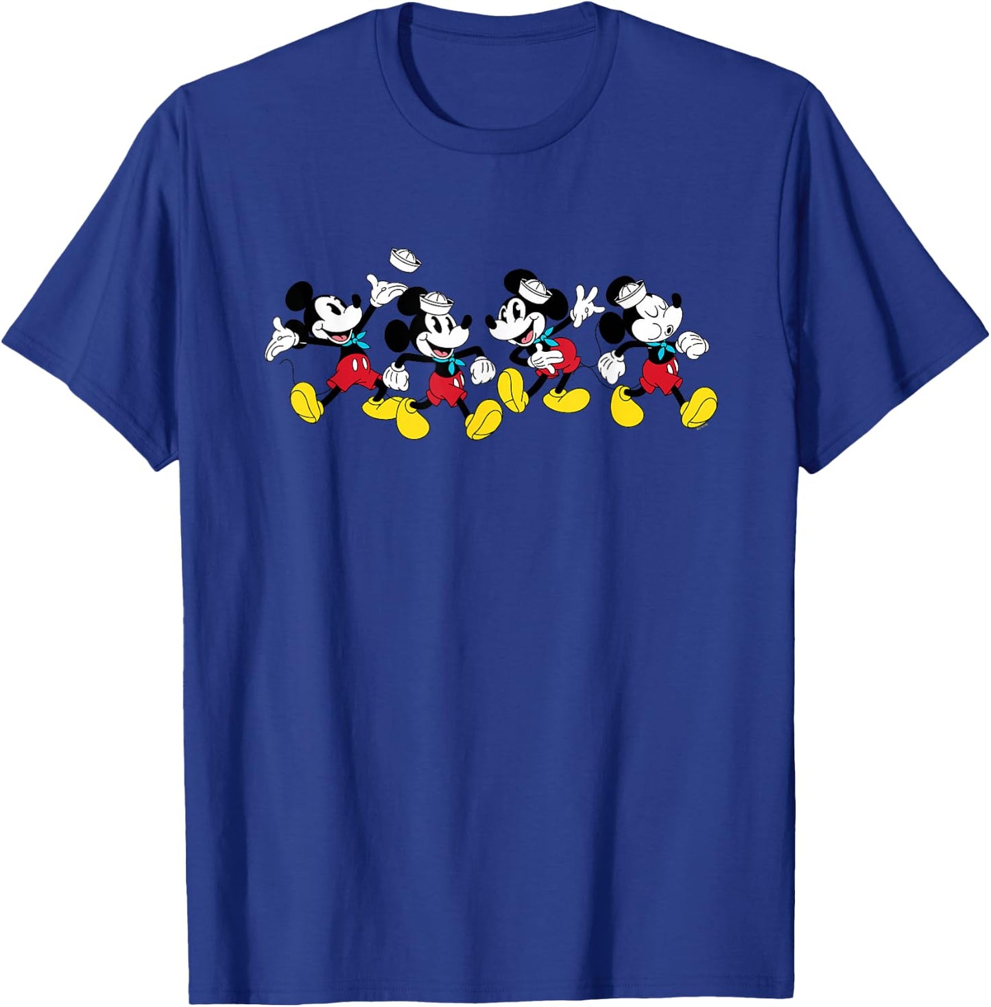 Disney Cruise Sailor Mickey Mouse Vacation at Sea Poses T-Shirt - T-Shirt | Royal