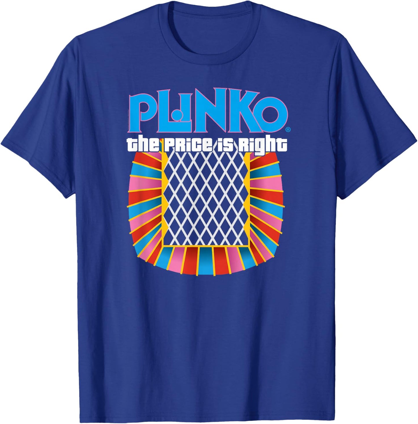 Price is Right -Adults Black Plinko , Small T-Shirt - T-Shirt | Royal