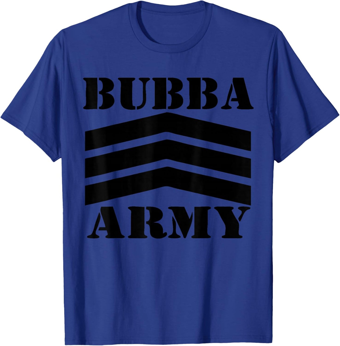 Original Bubba Army Logo (BLK) - OFFICIAL BUBBA ARMY DESIGN T-Shirt - T-Shirt | Royal