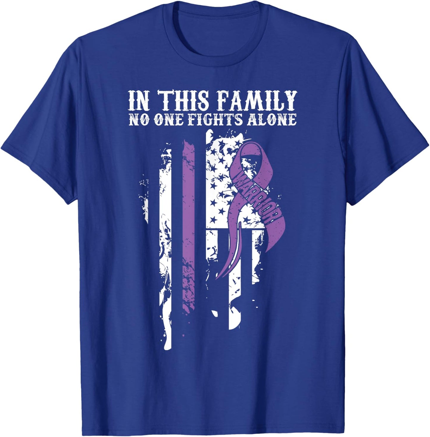 Leiomyosarcoma Cancer Awareness Ribbon T Shirts T-Shirt - T-Shirt | Royal