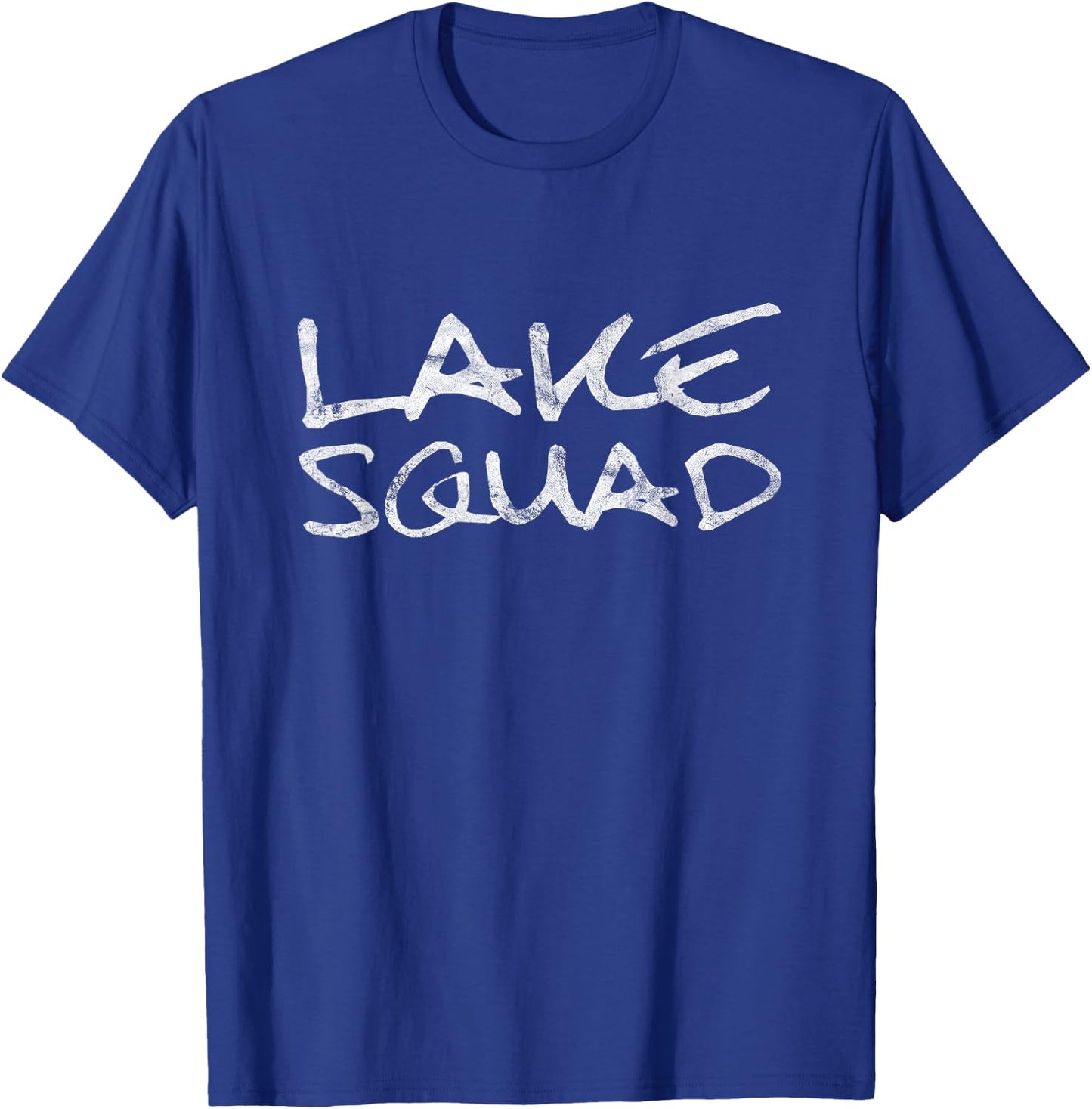 Lake Squad Shirt | Lake Bum Shirt | Camping Boating Gift T-Shirt - T-Shirt | Royal