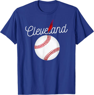 Cleveland Hometown Indian Tribe for Baseball Fans T-Shirt - T-Shirt | Royal
