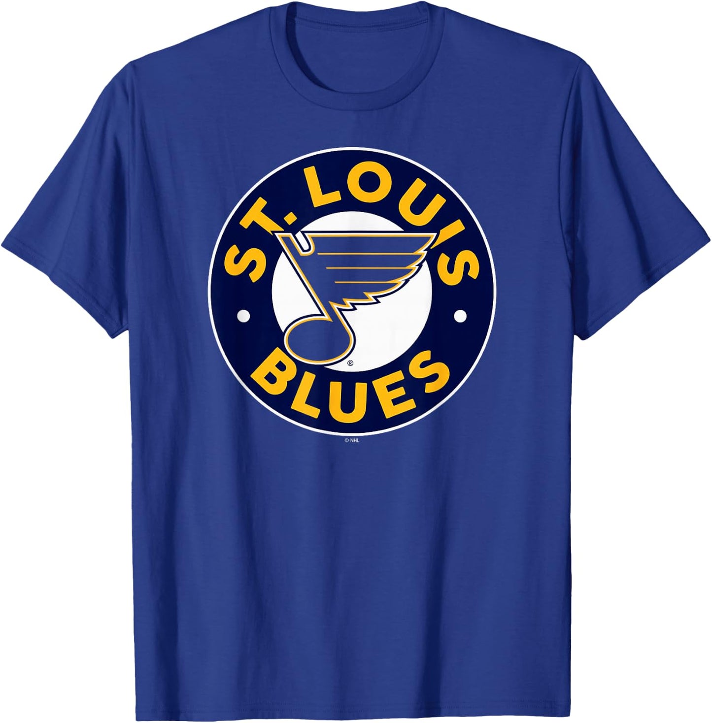St. Louis Blues Symbol Royal Blue Officially Licensed T-Shirt - T-Shirt | Royal