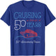 50th Anniversary Cruise T Shirt His and Hers Matching Couple T-Shirt - T-Shirt | Royal