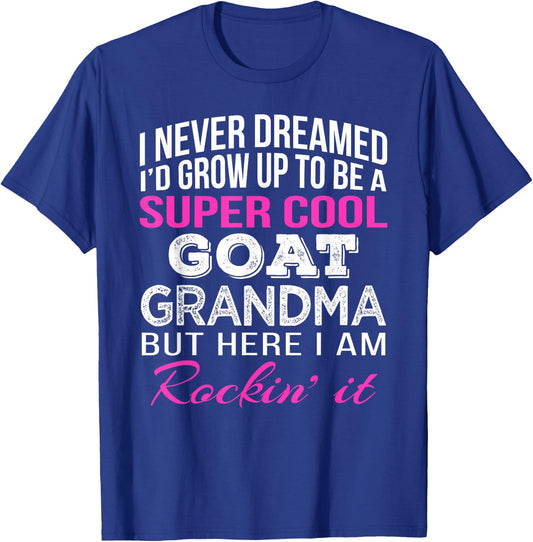 Goat Grandma T Shirt T-Shirt - T-Shirt | Royal