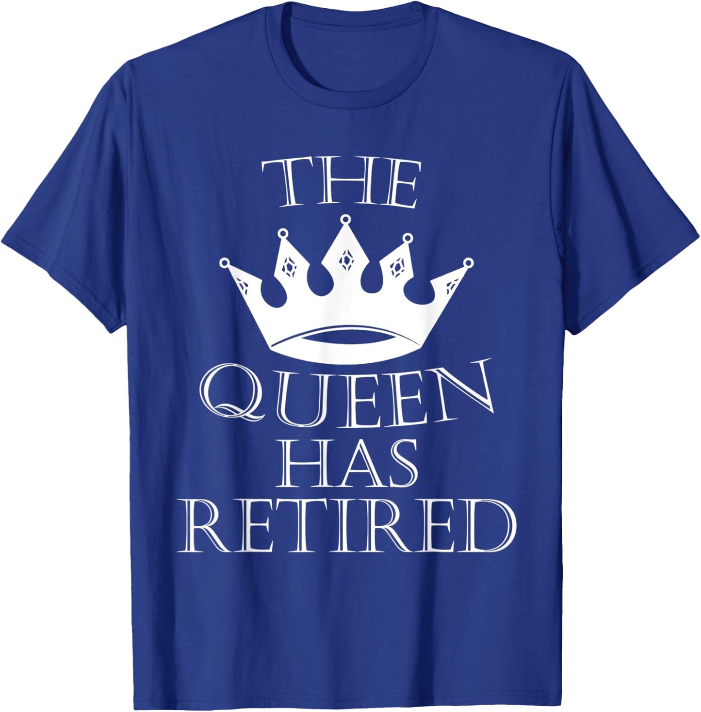 Purple "The Queen Has Retired" T-Shirt - T-Shirt | Royal
