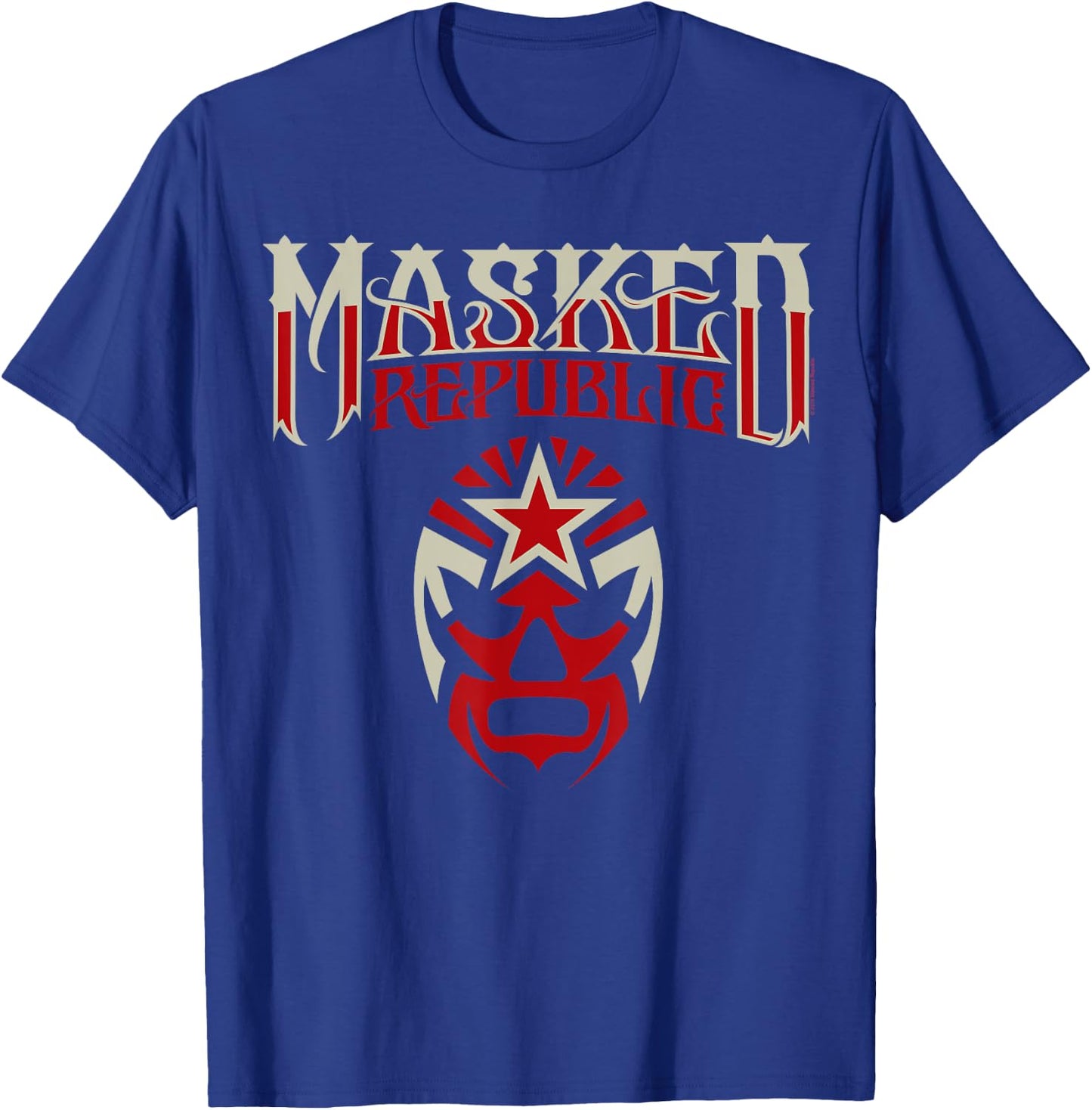 Masked Republic Logo Lucha Libre T-Shirt - T-Shirt | Royal