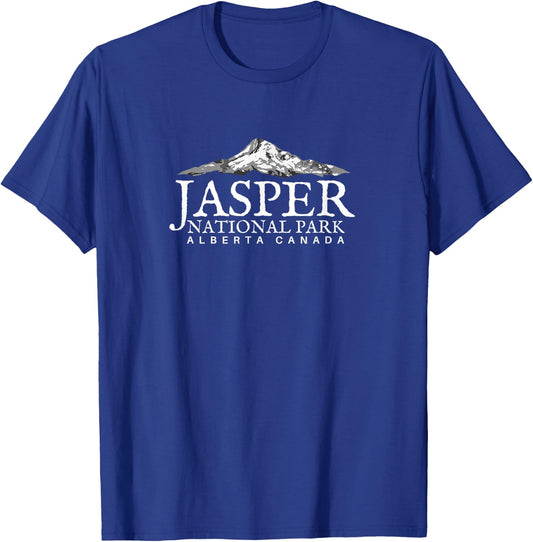 Jasper National Park , Alberta Canada Mountain T-Shirt - T-Shirt | Royal