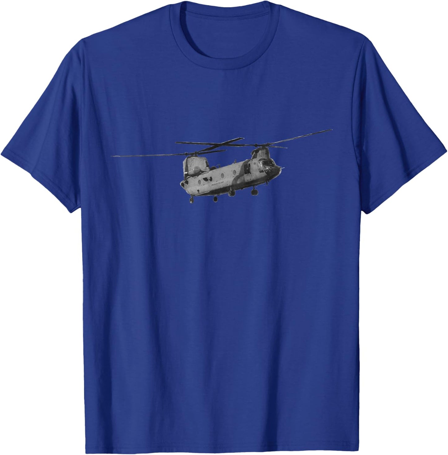 CH-47 Chinook - Military Helicopter T-Shirt - T-Shirt | Royal
