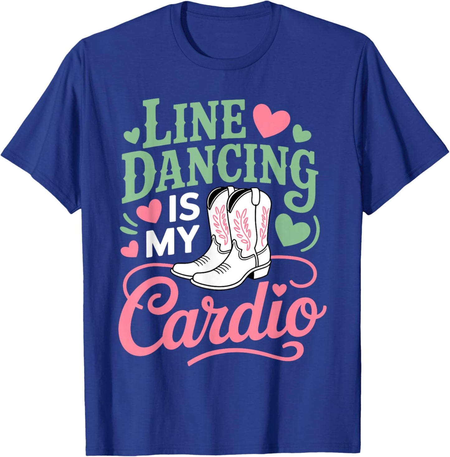 Line Dance Art Women Line Dancing Line Dance Lover T-Shirt - T-Shirt | Royal