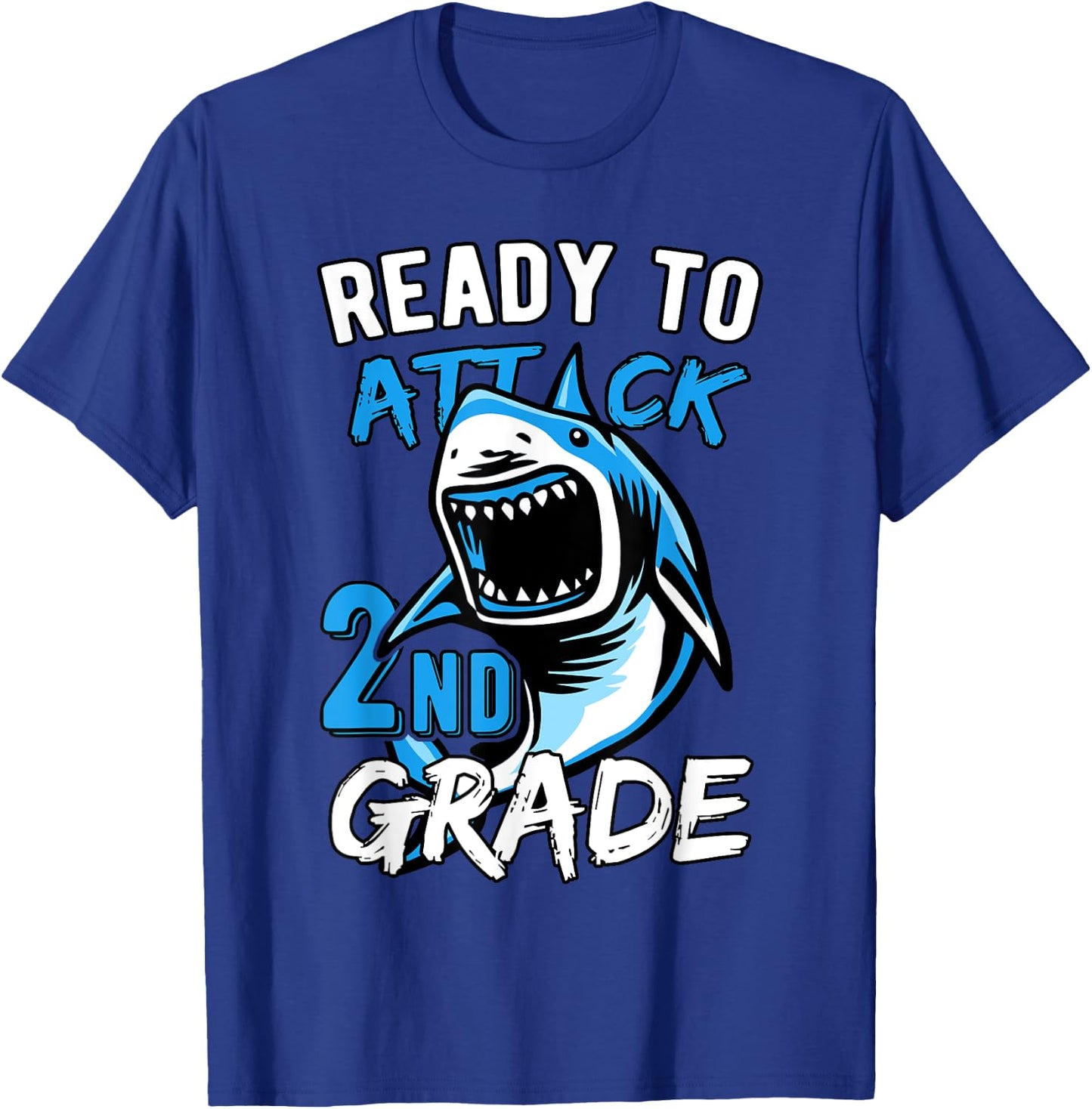Ready To Attack 2nd Grade Boys Back To School T-Shirt - T-Shirt | Royal