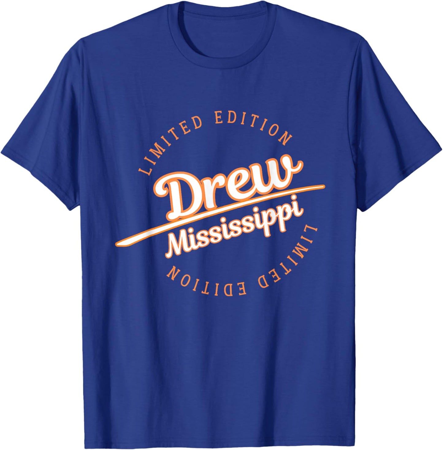 Retro Athletic Drew MS Apparel T-Shirt - T-Shirt | Royal