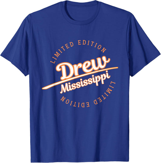 Retro Athletic Drew MS Apparel T-Shirt - T-Shirt | Royal