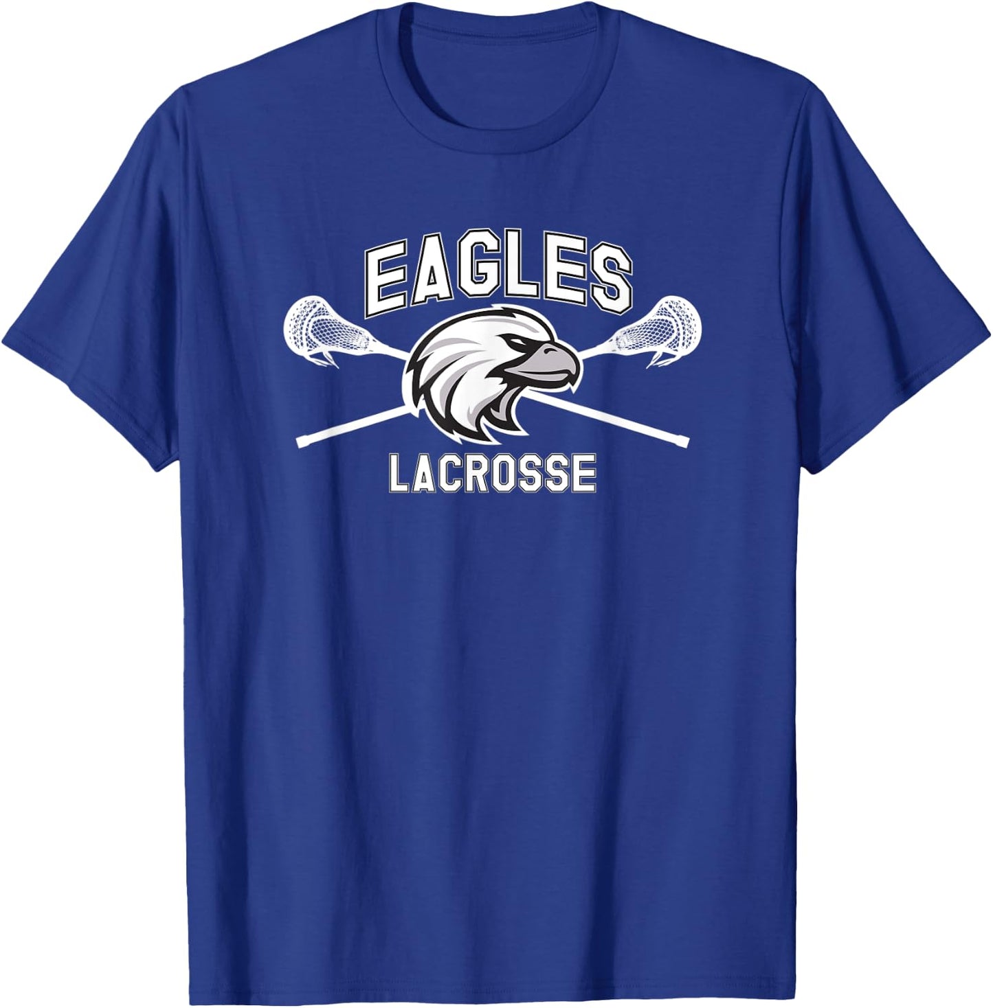 Franklin County Lacrosse Club Eagle Design T-Shirt - T-Shirt | Royal