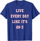 Patriotic Americans, Live Every Day Like It's 28-3 Final Women Kids Men T-Shirt - T-Shirt | Royal