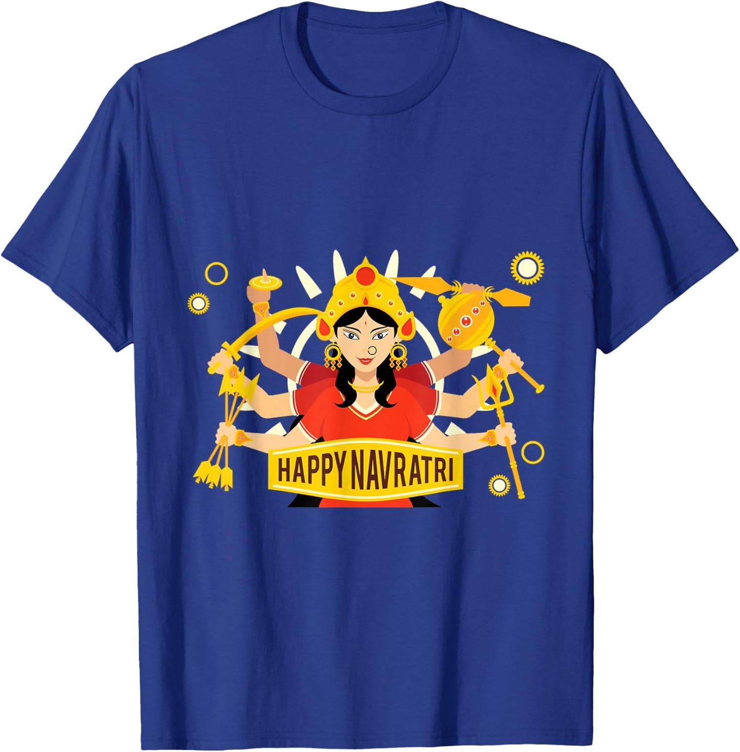Happy Navratri - Navaratri - Hindu Festival T-Shirt - T-Shirt | Royal