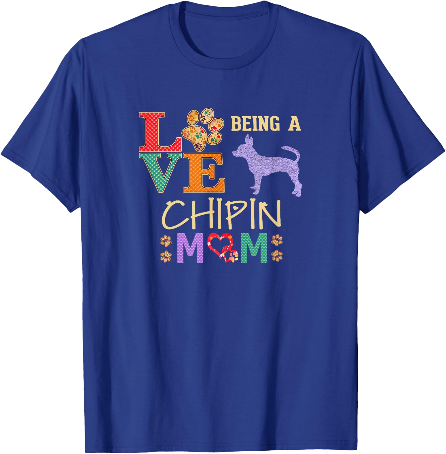 Chipin Shirt Design for Chipin Dog Lovers T-Shirt - T-Shirt | Royal
