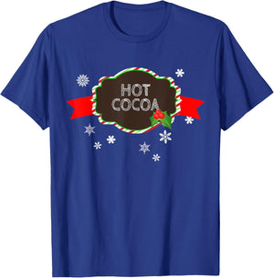 Hot Cocoa Christmas Food Family Matching Group Pajama Gift T-Shirt - T-Shirt | Royal